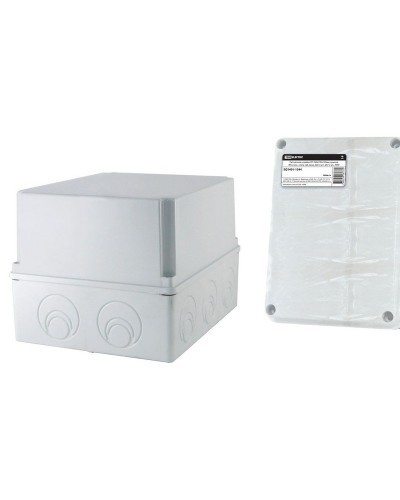 Коробка ОП 240х195х165мм, крышка, IP44, кабельные вводы d28-3шт, d37-2шт (SQ1401-1273). Распаячная коробка. TDM ЕLECTRIC в Архангельске