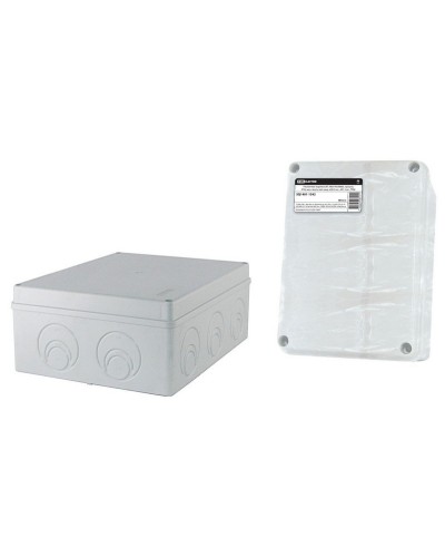 Коробка ОП 240х195х90мм, крышка, IP55, кабельные вводы d28-3шт, d37-2шт (SQ1401-1272). Распаячная коробка. TDM ЕLECTRIC в Архангельске