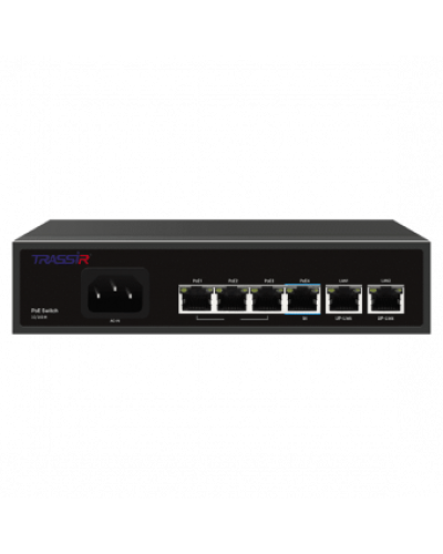 TR-NS1206-65-4PoE. Коммутатор с PoE. Trassir в Архангельске