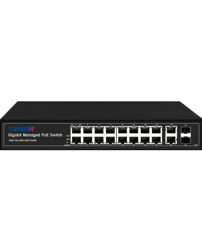 TR-NS24202S-300-16PoE. Коммутатор с PoE. Trassir в Архангельске