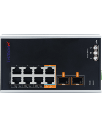 TR-NS15102S-130-8POE. Коммутатор с PoE. Trassir в Архангельске