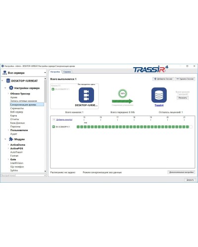 TRASSIR NetSync. Программное обеспечение для IP систем видеонаблюдения. Trassir в Архангельске