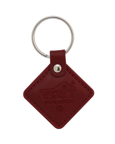 VIZIT-RF2.2 (Red). Брелок proximity кожаный. VIZIT в Архангельске