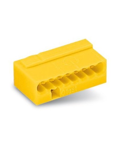 WAGO 243-508 Клемма MICRO 8-проводная желтая. Клемма для распределительных коробок. WAGO в Архангельске