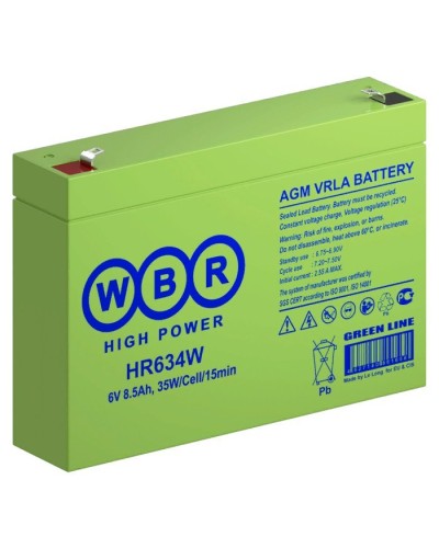 WBR HR634W. Аккумулятор герметичный свинцово-кислотный. WBR в Архангельске
