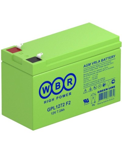 WBR GPL1272 F2. Аккумулятор герметичный свинцово-кислотный. WBR в Архангельске