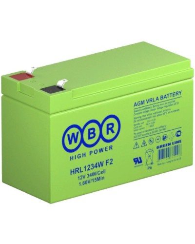 WBR HRL1234W F2. Аккумулятор герметичный свинцово-кислотный. WBR в Архангельске