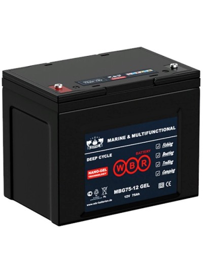 WBR MBG75-12. Аккумулятор герметичный свинцово-кислотный. WBR в Архангельске