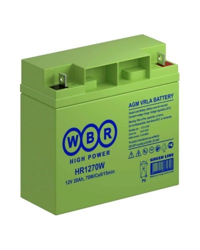 WBR HR1270W. Аккумулятор герметичный свинцово-кислотный. WBR в Архангельске