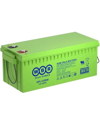 WBR GPL122000. Аккумулятор герметичный свинцово-кислотный. WBR в Архангельске