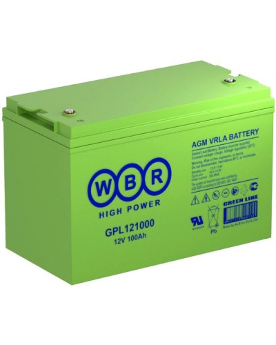 WBR GPL121000A. Аккумулятор герметичный свинцово-кислотный. WBR в Архангельске