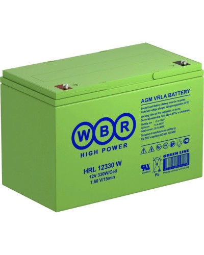 WBR HRL12330W. Аккумулятор герметичный свинцово-кислотный. WBR в Архангельске