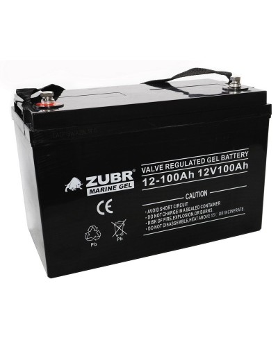 ZUBR MARINE GEL NPG 12-100 (12V, 100Ah). Аккумулятор герметичный свинцово-кислотный. ZUBR в Архангельске