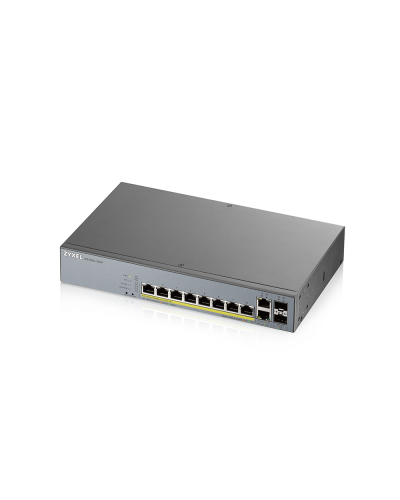 GS1350-12HP-EU0101F. Коммутатор сетевой PoE управляемый L2. ZYXEL в Архангельске