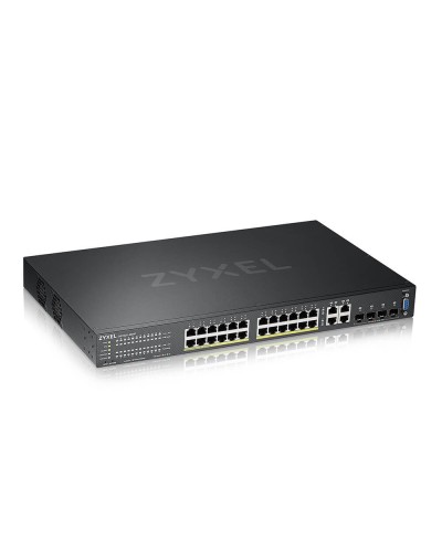 GS2220-28HP-EU0101F. Гибридный L2 коммутатор PoE+. ZYXEL в Архангельске