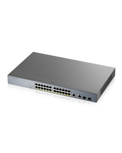 GS1350-26HP-EU0101F. L2 коммутатор PoE+ для IP-видеокамер rack 19. ZYXEL в Архангельске