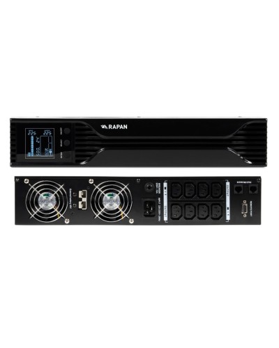 RAPAN-UPS 3000 RACK+4х9Ah (RAPAN-UPS 3000-RACK-IN-4х9-E) (8960). Бесперебойный источник питания. Бастион в Архангельске