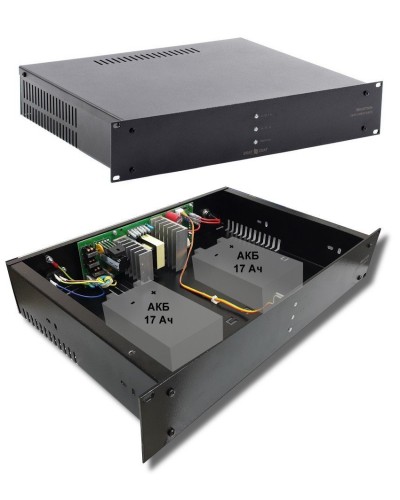 СКАТ-1200У RACK (СКАТ ИБП-12/7-2x17-RACK) (2141). Источник вторичного электропитания резервированный. Бастион в Архангельске