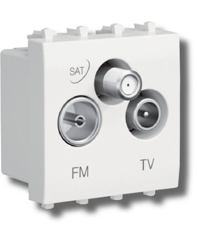 Розетка TV-FM-SAT Avanti 1 модуль черный квадрат (4402532): Розетка TV-FM-SAT в Архангельске