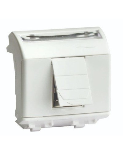 Розетка RJ-45 Brava 2 модуля слоновая кость (75450S): Розетка компьютерная с двумя разъёмами в Архангельске