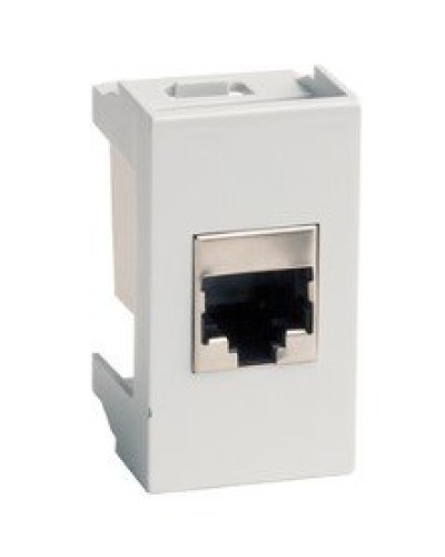 Розетка RJ-45 Viva 1 модуль серая (45138): Розетка компьютерная с одним разъёмом в Архангельске