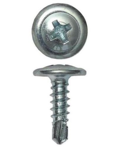 Саморез с пресс-шайбой 4.2х51 со сверлом (100 шт) (CM274051). Саморез с пресс-шайбой. ДКС в Архангельске