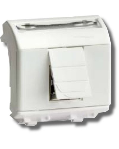 Розетка RJ-45 Brava 2 модуля белая (76450B): Розетка компьютерная с двумя разъёмами в Архангельске