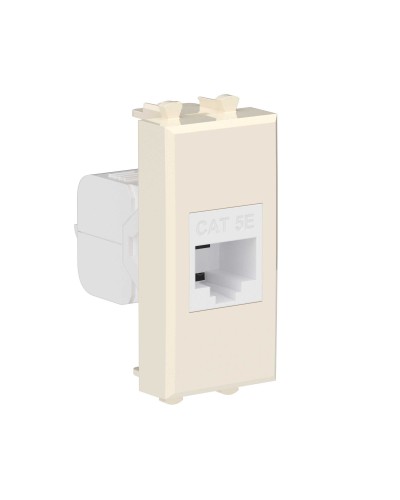 Розетка RJ-45, кат.5E, Avanti, 1 модуль, ванильная дымка (4405661): Розетка компьютерная модульная в Архангельске