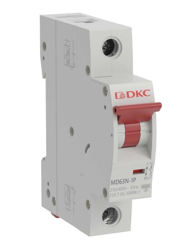 YON max MD63N 1P 20А 6кА C (MD63N-1PC20). Автоматический выключатель. ДКС в Архангельске