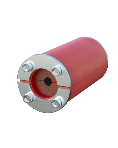 Проходка круглая, нержавеющая, D200х70 мм для кабелей D138-170 мм (DXF311A): Проходка круглая, нержавеющая в Архангельске