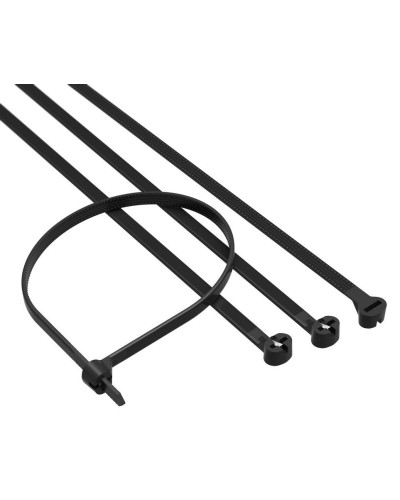 Хомут 3,6x140 P6.6, черный (100шт) (21309SR): Хомут с двойным замком в Архангельске