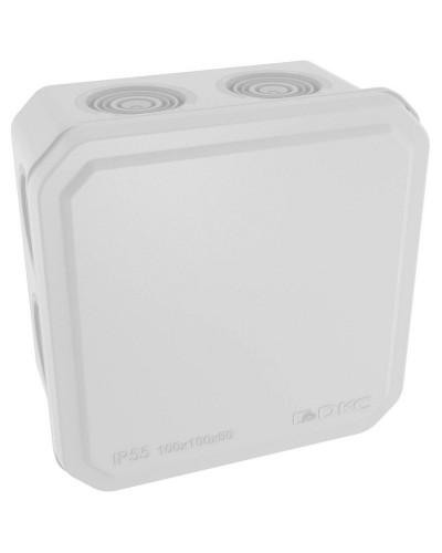 Коробка ответвительная с кабельными вводами IP55, 100х100х50 (53800). Коробка ответвительная. ДКС в Архангельске