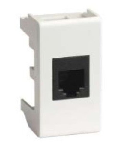 Розетка RJ-45 Viva 1 модуль белая (45038): Розетка компьютерная с одним разъёмом в Архангельске