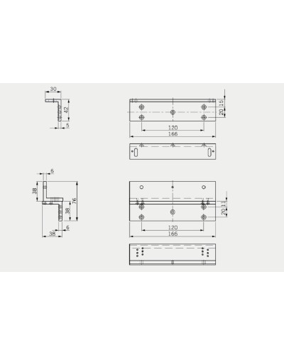 L+Z кронштейн для EMC 1200 ALH. L+Z кронштейн для EMC 1200 ALH. dormakaba в Архангельске