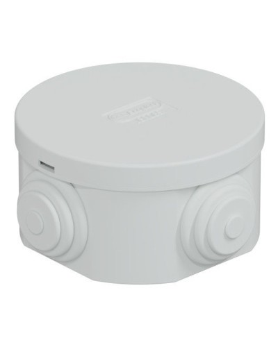 Коробка JBR065 D=65х35, 4 вых., IP44, серая (44004). Коробка монтажная. Экопласт в Архангельске