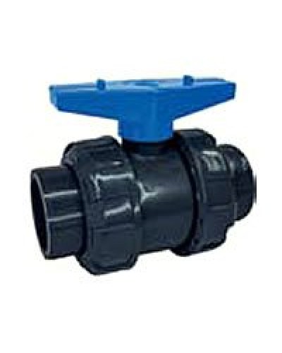 Ecoplast кран шаровый d25 (уплотнение TPV, остальное EPDM) с муфтовым окончанием (49447). Кран шаровый. Экопласт в Архангельске