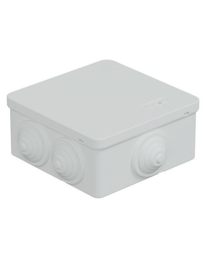 Коробка JBS101 100х100х55, 6 вых., IP55, белая (44037W-1). Коробка монтажная. Экопласт в Архангельске