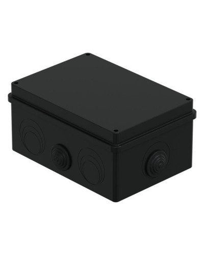 Коробка JBS210 210х150х100, 8 вых., IP55, черная (44016BL-1). Коробка монтажная. Экопласт в Архангельске