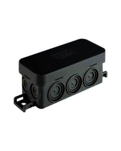 Коробка JBL090 90х42х40, 10 вых., IP55, черная (44055BL-1). Коробка монтажная. Экопласт в Архангельске
