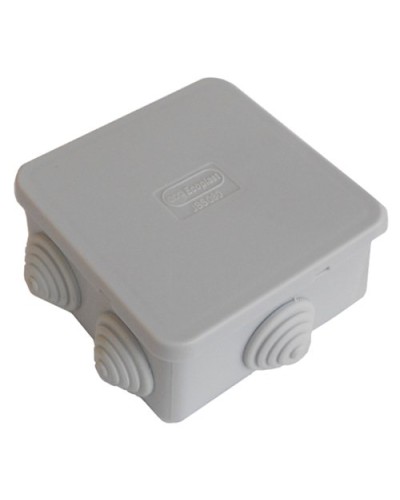 Коробка JBS080 85х85х50, 6 вых., IP44, серая (44066). Коробка монтажная. Экопласт в Архангельске
