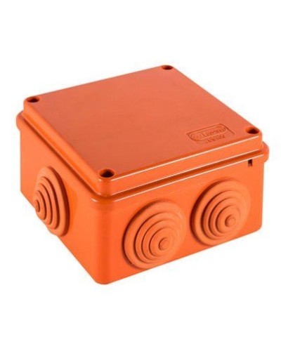 Коробка JBS100 100х100х55, 6 вых., 3P (2,5-16мм²) (43317HF): Коробка монтажная, огнестойкая, без галогена в Архангельске