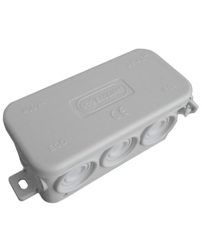 Коробка JBL090 90х42х40, 10 вых., IP55, серая (44055). Коробка монтажная. Экопласт в Архангельске