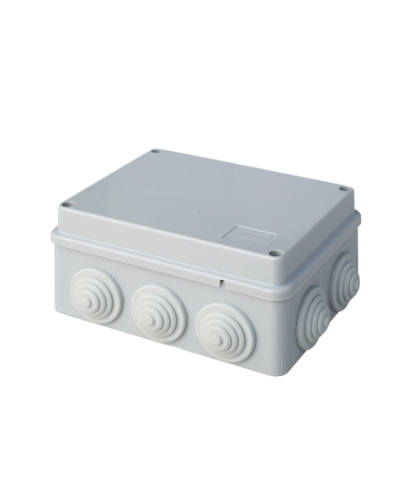 Коробка JBS150 150х110х70, 10 вых., IP55, серая (44009). Коробка монтажная. Экопласт в Архангельске