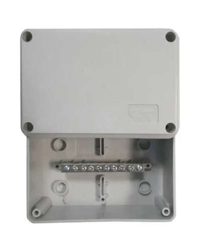 Коробка (КУП) JBS080 85х85х40, 6 вых, IP44 (44006KP): Коробка уравнивания потенциалов (КУП), 6х9мм, 8 зажимов в Архангельске