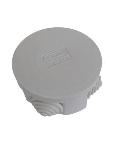 Коробка 3001 D70x36, 4 вых, IP55, серая (44001HF). Коробка монтажная. Экопласт в Архангельске