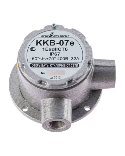 ККВ-07е-Ех-А-Р1-У-БК1, ШТ1/2+ШТ1/2. Коробка коммутационная взрывозащищенная угловая. Эридан в Архангельске