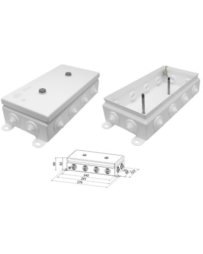 КМ IP55-1224. Коробка монтажная электротехническая. Гефест в Архангельске