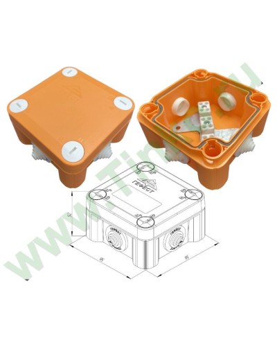 КМ-О-1010(П)(8к)-IP55: Коробка монтажная огнестойкая в Архангельске
