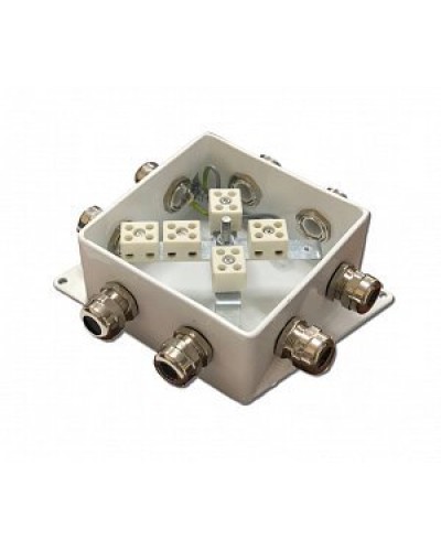 КМ-О (10к*10,0)-IP66-120х120, семь вводов: Коробка монтажная огнестойкая в Архангельске