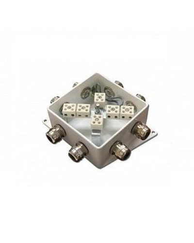 КМ-О (12к*10,0)-IP66-120х120, пять вводов: Коробка монтажная огнестойкая в Архангельске